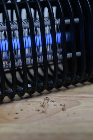 Electric mosquito killer trap Texture backgroundの写真素材