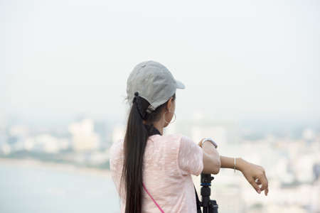 Women are naturally beautiful scenic background textureの写真素材