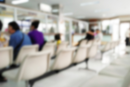 Focus blur counter hospital sick relativesの写真素材