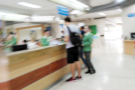 Abstract Focus counters blurred hospitals and nursing the sickの写真素材