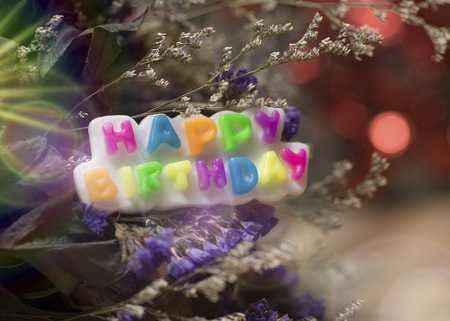 Happy Birthday abstract background Gradient.の写真素材