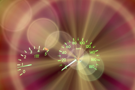 modern car speed meter,Digital backgroundの写真素材
