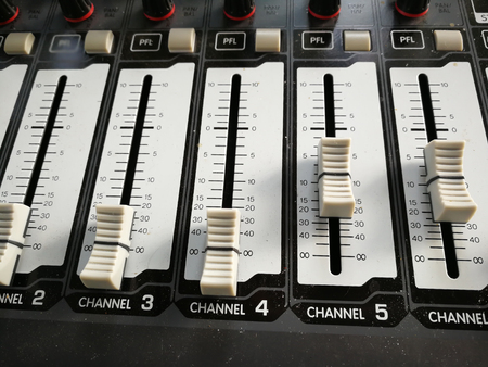 Appliances sound old studio and mixing and film post-production.の写真素材