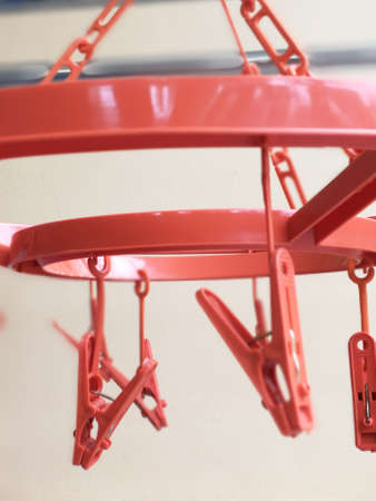 Red Hanger Background Concept Wallpaper, Abstract backgroundの写真素材
