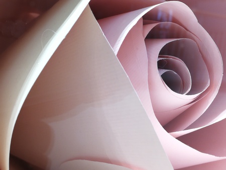 Rose that is handmade by paper, The concept is used as background or wallpaper.の写真素材