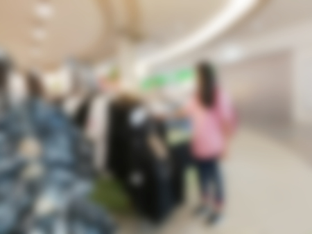 Blur shopping grocery store in the background in the wallpaper.の写真素材