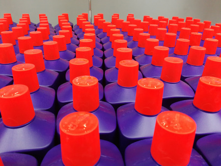 Object Plastic Bottle Cap on Surface Textureの写真素材