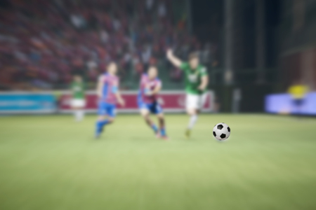 Thailand national football athlete blurred abstract backgroundの写真素材