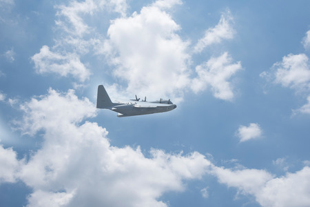 Fly the transport machine with C 130 as a background or wallpaper.