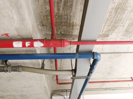 Electrical pipe as background or wallpaper.