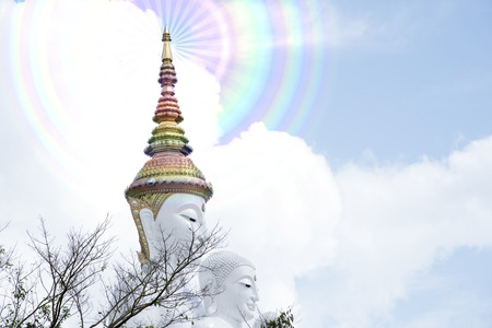 Wat Phra That Pha Son Kaew as background or wallpaper.