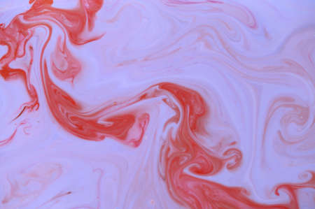 Creative with abstract painted waves on gradient background