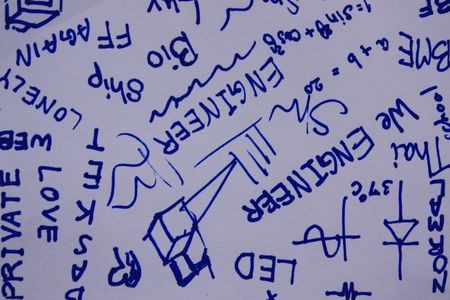 Writing on free time の写真素材