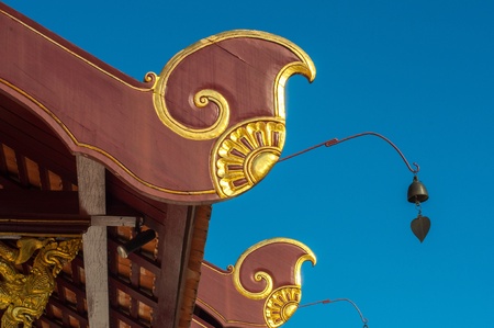 Wat Phra That Chao Lan Thong Mae Fah Luang Universityの写真素材