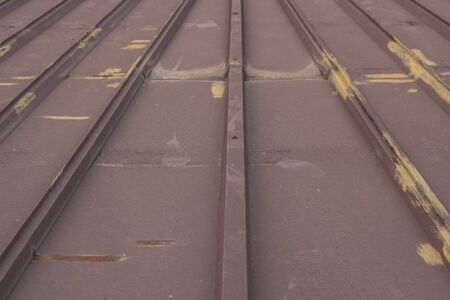 Brown iron roofの写真素材