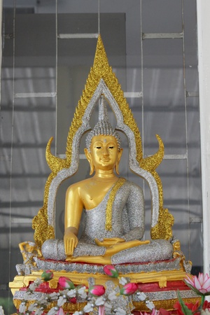 Buddha statue in the Temple Chiangrai ,Thailandの写真素材
