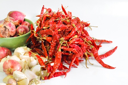 Dried Hot Pepperの写真素材