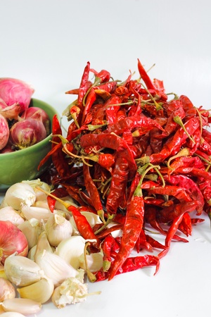 Dried Hot Pepperの写真素材