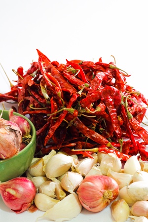 Dried Hot Pepperの写真素材