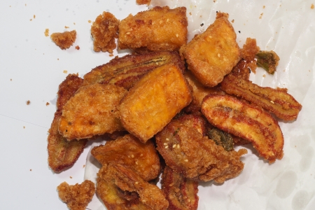 Fried bananas - Thailand foodsの写真素材