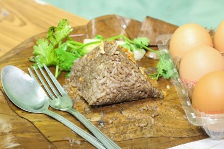 Khao Kan Jin or Jim Som Ngiao Thai foodsの写真素材