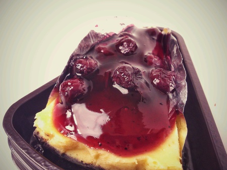 Blueberry cheese cake.の素材