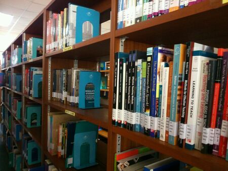 Shelf book in Libraryの素材