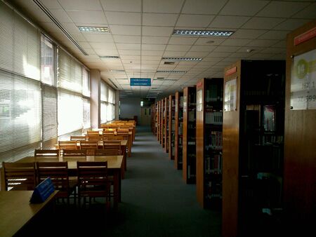 Shelf book in Libraryの素材