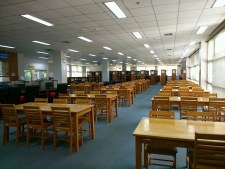 Shelf book in Libraryの素材