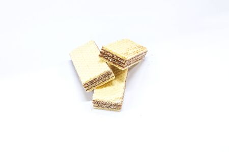 Wafers with chocolateの写真素材