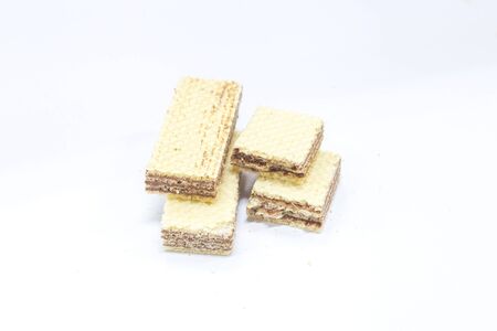 Wafers with chocolateの写真素材