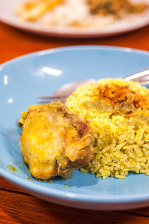 Chicken Biryani ,Thailand foods khao mok gaiの写真素材