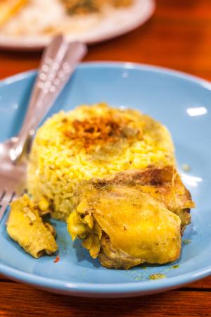 Chicken Biryani ,Thailand foods khao mok gaiの写真素材