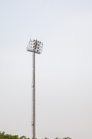 Stadium lightsの写真素材