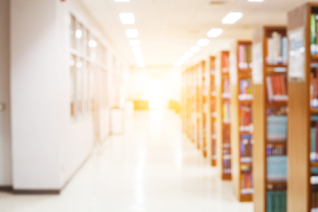 Blur image of Libraryの写真素材