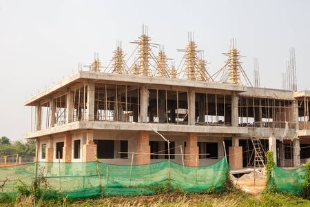 Building is under constructionの写真素材