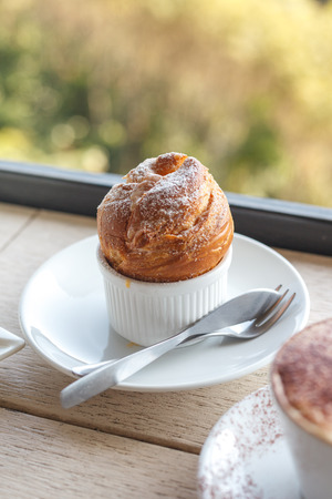 vanilla pastry creamの写真素材