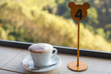 cappuccino coffeeの写真素材