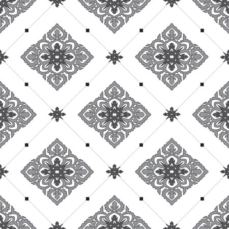 Colorful landscape cartoon style,  mountain and trees, Green field and hills landscape, background landscape vector.のイラスト素材