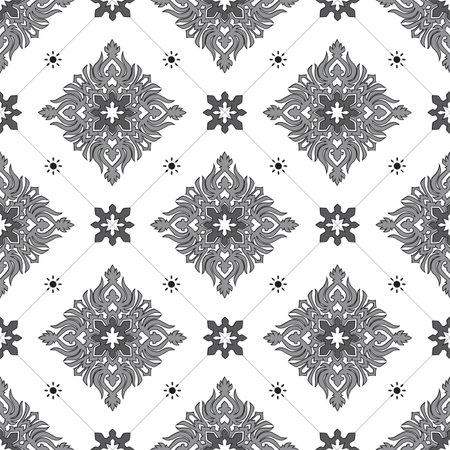 Colorful landscape cartoon style,  mountain and trees, Green field and hills landscape, background landscape vector.のイラスト素材