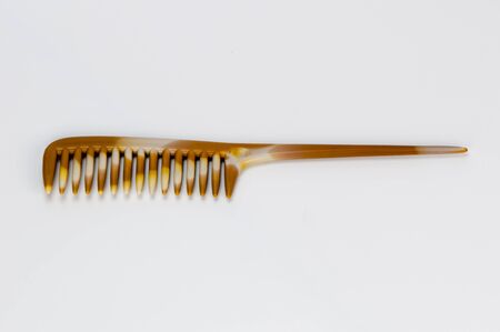 Hair comb isolated on white backgroundの写真素材