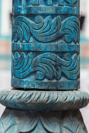 Antique carved wooden details.の写真素材