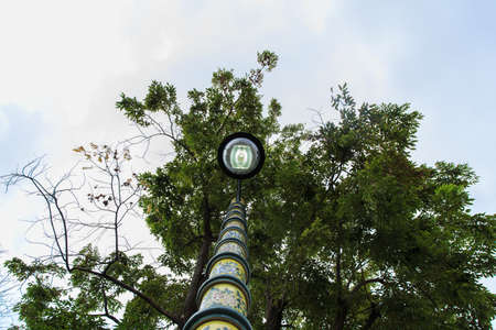 lantern at Wat Pho Bangkok Thailandの写真素材