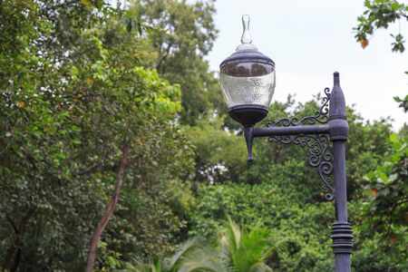 Street lamp at  park in bangkok, thailand.の写真素材