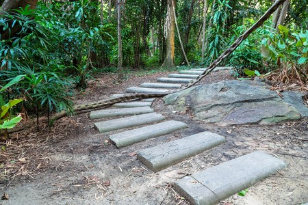 Beautiful Pathway In Public Park , Suanluang RAMA IX