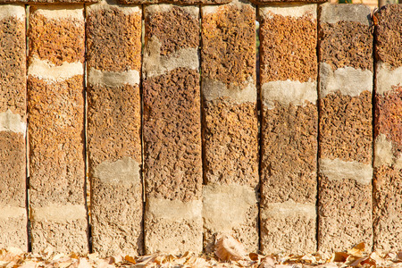 Texture old brick wall,stone background, detailed patternの写真素材