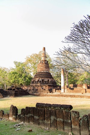 Kamphaeng Phet Historical Park, Thailandの写真素材