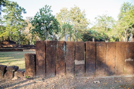 Kamphaeng Phet Historical Park, Thailandの写真素材
