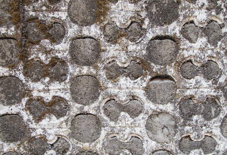 Texture old brick wall,stone background, detailed patternの写真素材