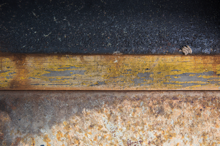 Texture of Zinc galvanized iron roof plate background patternの写真素材